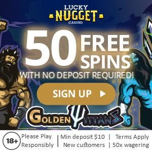 Lucky Nugget Casino Free Spins No Deposit