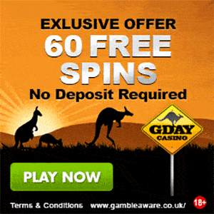 Gday Casino 60 Free Spins Gday Casino 60 Free Spins
