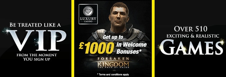 Luxury Casino Deposit Bonus