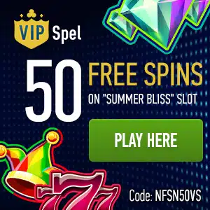 VIPspel Casino Free Spins No Deposit