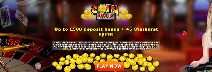Coin Falls Casino No Deposit Bonus Codes