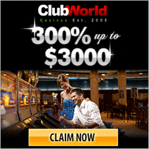 Club World Casino bonus
