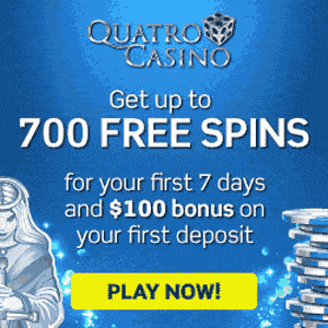 Quatro Casino free spins