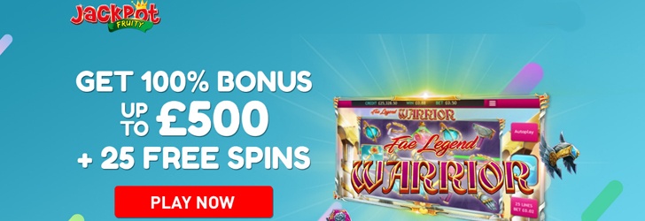 Jackpot fruity 50 free spins