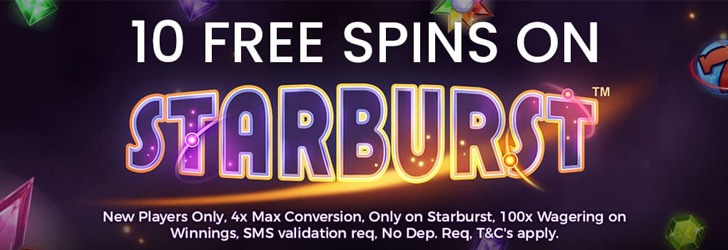 Starburst Casino No Deposit