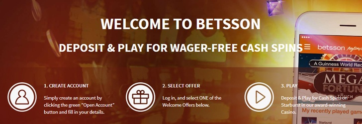 Betsson Casino Free Spins