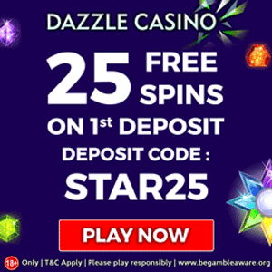 Dazzle casino 50 free spins slot