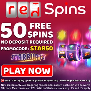 Red Spins Casino Free Spins No Deposit