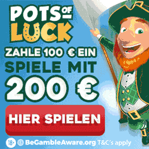 Pots of Luck Casino free spins