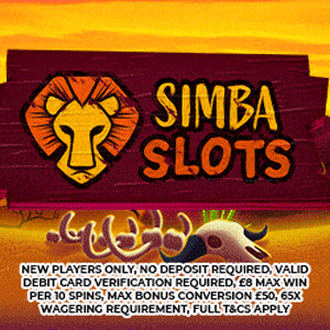 Simba Slots Casino Free Spins No Deposit
