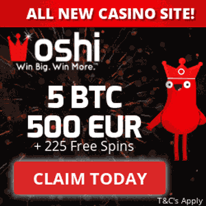 Oshi Casino free spins