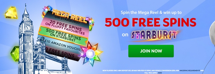 British Spins Casino Free Spins