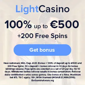 Light Casino free spins