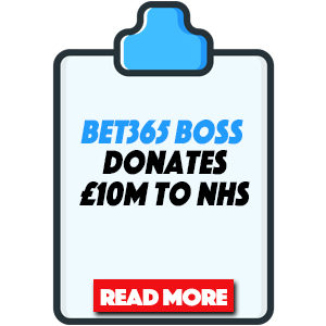 bet365 boss donates to nhs