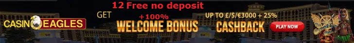 Casino Eagles free spins no deposit