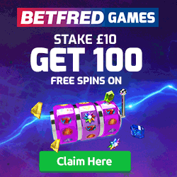 Betfred Games: 100 Free Spins No Wager!
