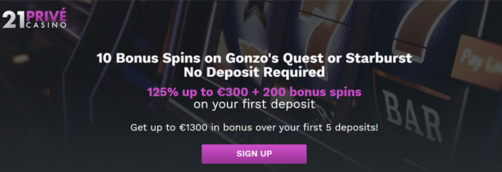 21 prive casino no deposit bonus codes