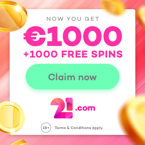 21.com Casino Free Spins No Deposit