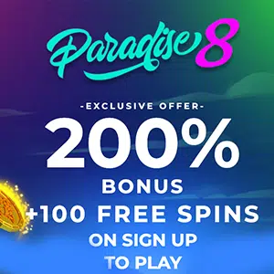 Paradise 8 Casino free spins no deposit
