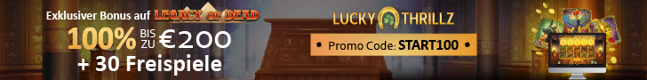 Lucky Thrillz Casino Freispiele ohne Einzahlung