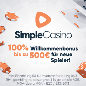 Simple Casino Willkommenbonus