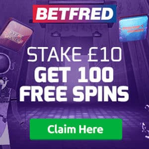 Betfred Games: 100 Free Spins No Wager!