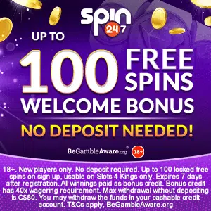 Spin 247 Casino Free Spins No Deposit