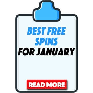 Some of the Best Free Spins Offers for January 2021