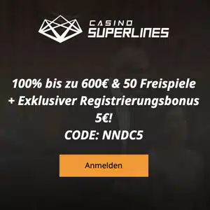 superlines casino bonus ohne einzahlung