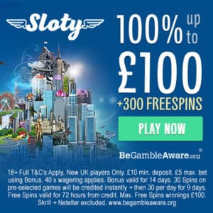 Sloty Casino Free Spins No Deposit