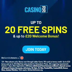 casino2020 free spins no deposit
