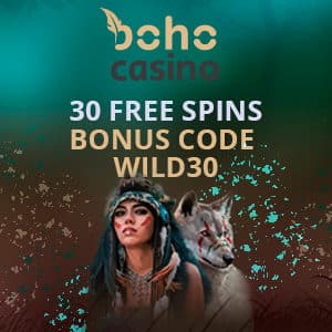 Boho Casino: 30 Free Spins No Deposit