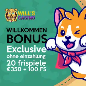 Featured image for “Wills Casino: 20 Freispiele ohne Einzahlung”