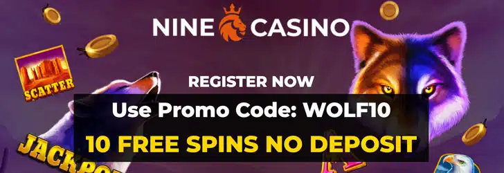 nine casino free spins no deposit