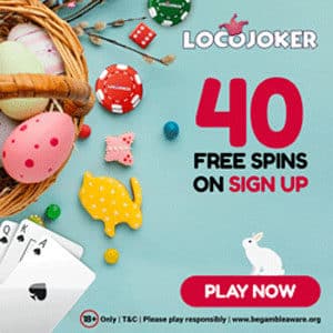 Locojoker Casino: 40 Free Spins No Deposit