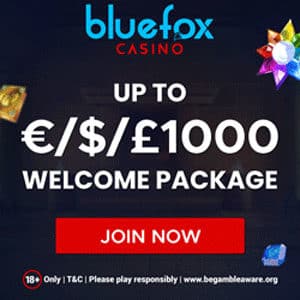 Blue Fox Casino free spins