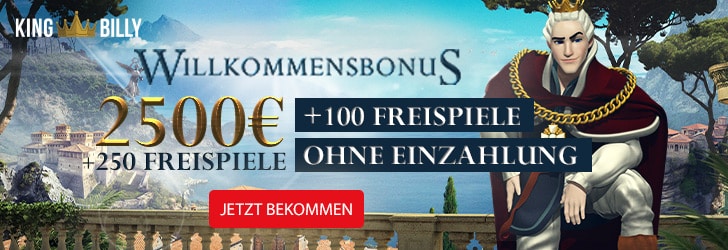 King Billy Freispiele ohne Einzahlung