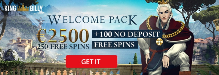 King Billy Casino free spins no deposit