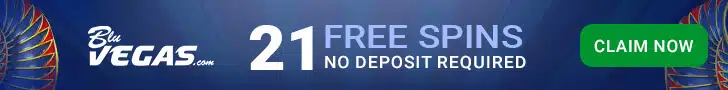 Blu Vegas Casino free spins no deposit