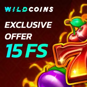 Featured image for “WildCoins Casino: 15 Free Spins No Deposit”