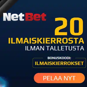 Featured image for “NetBet: 20 Ilmaiskierrosta Ilman Talletusta”
