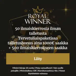 Royal Winner Casino Ilmaiskierroksia Ilman Talletusta