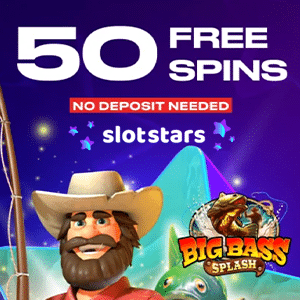 Featured image for “SlotStars Casino: 50 No Deposit Spins on Big Bass Splash”